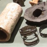 Rohre aus Ton und Holz